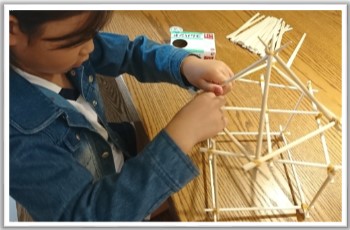夏休み親子セミナー第2弾！わりばしでつくる夢の家